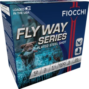 Fiocchi 123ST3 Flyway  12Gauge 3" 1 1/8oz 3Shot 25 Per Box/10 Case