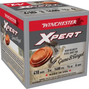 Winchester Ammo WE413GT6 Super X Xpert High Velocity 410Gauge 3" 3/8oz 6Shot 25 Per Box/10 Case