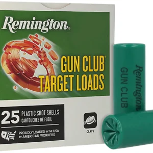 Remington Ammunition 20234 Gun Club  12Gauge 2.75" 1 1/8oz 8Shot 25 Per Box/10 Casse