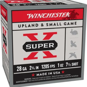 Winchester Ammo X28H7 Super X Heavy Game Load High Brass 28Gauge 2.75" 1oz 7.5Shot 25Per Box/10 Case