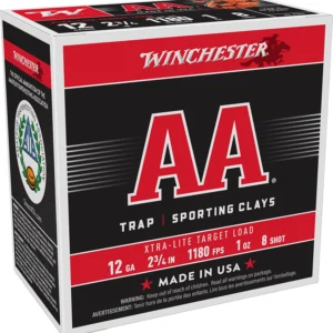 Winchester Ammo AAL128 AA Xtra-Lite 12Gauge 2.75" 1oz 8Shot 25 Per Box/10 Case