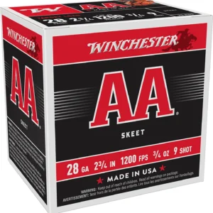 Winchester Ammo AA289 AA  28Gauge 2.75" 3/4oz 9Shot 25 Per Box/10 Case