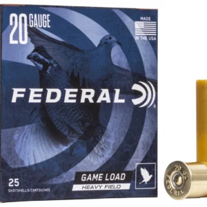 Federal H2026 Game-Shok Heavy Field 20Gauge 2.75" 1oz 6Shot 25 Per Box/10 Case