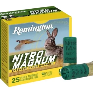 Remington Ammunition 26684 Nitro Magnum  12Gauge 3" 1 7/8oz 4Shot 25 Per Box/10 Case