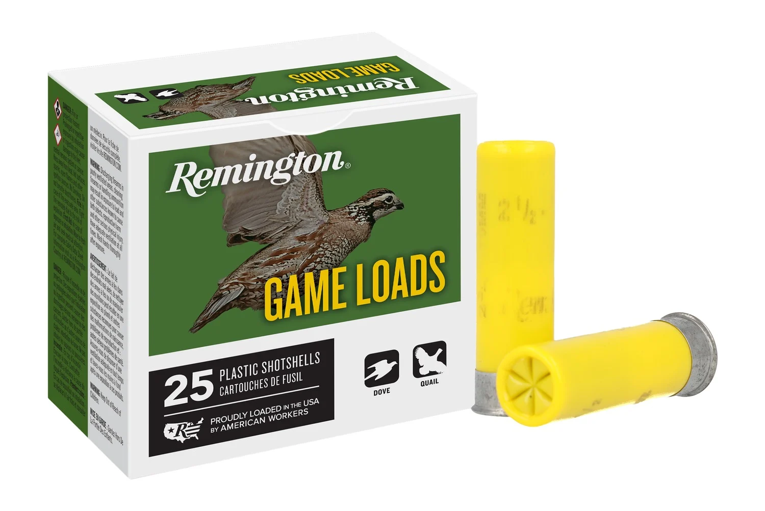 Remington Ammunition 20044 Game Load 20Gauge 2.75" 7/8oz 8Shot 25 Per Box/10 Case
