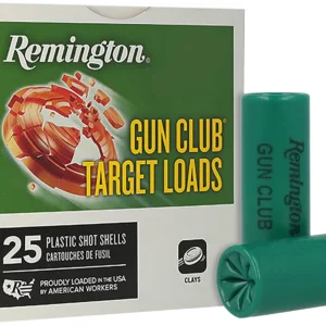 Remington Ammunition 20230 Gun Club  12Gauge 2.75" 1 1/8oz 8Shot 25 Per Box/10 Case