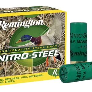 Remington Ammunition 20860 Nitro-Steel High Velocity 12Gauge 3" 1 3/8oz 2Shot 25 Per Box/10 Case