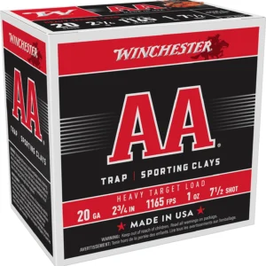Winchester Ammo AAH207 AA Heavy 20Gauge 2.75" 1oz 7.5Shot 25 Per Box/10 Case