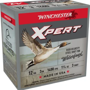 Winchester Ammo WEX123H3 Super X Xpert High Velocity 12Gauge 3" 1 1/4oz 3Shot 25 Per Box/10 Case