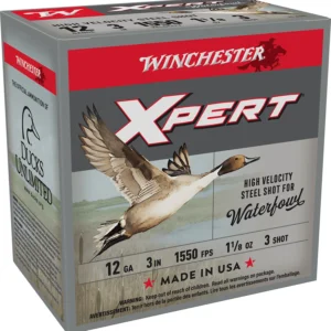 Winchester Ammo WEX1233 Super X Xpert High Velocity 12Gauge 3" 1 1/8oz 3Shot 25 Per Box/10 Case