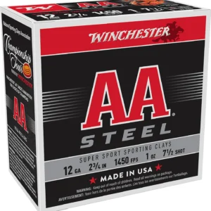 Winchester Ammo AASCL12S7 AA Super Sport Sporting Clay 12Gauge 2.75" 1oz 7.5Shot 25 Per Box/10 Case
