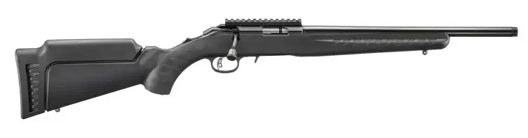 RUGER AMERICAN RIMFIRE 17HMR BOLT RIFLE 16.1"T.B. BLACK SYNTHETIC 1-9RD MAG - Image 2