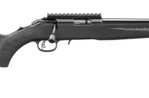 RUGER AMERICAN RIMFIRE 22LR BOLT RIFLE 16.1"T.B. BLACK SYNTHETIC 1-10RD MAG
