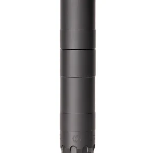 RUGGED SUPPRESSOR OBS0009 Obsidian9  9mm Luger 1.37" Black Cerakote 17-4 Stainless Steel 1/2"-28 tpi