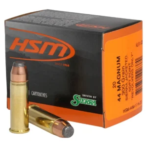 HSM 44M17N20 Pro Pistol  44 Rem Mag 300 gr Soft Point 20 Per Box/ 20 Case