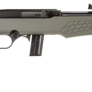 Rossi RS22L1811OD RS22  Semi-Auto 22 LR Caliber with 10+1 Capacity, 18" Barrel, Matte Black Metal Finish & Monte Carlo OD Green Synthetic Stock Right Hand (Full Size)