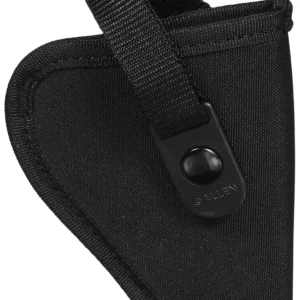 Allen 44800 Cortez  Size 00 OWB Style Black Polyester, Adjustable Strap & Belt Loop Mount Type fits 2-3" Barrel Small-Medium DA Revolver Right Hand