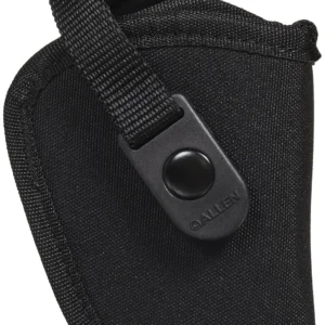 Allen 44809 Cortez  OWB, Size 09 Black Polyester, Fits Small Frame 5rd Revolver w/Hammer Spur, Belt Loop Mount Right Hand