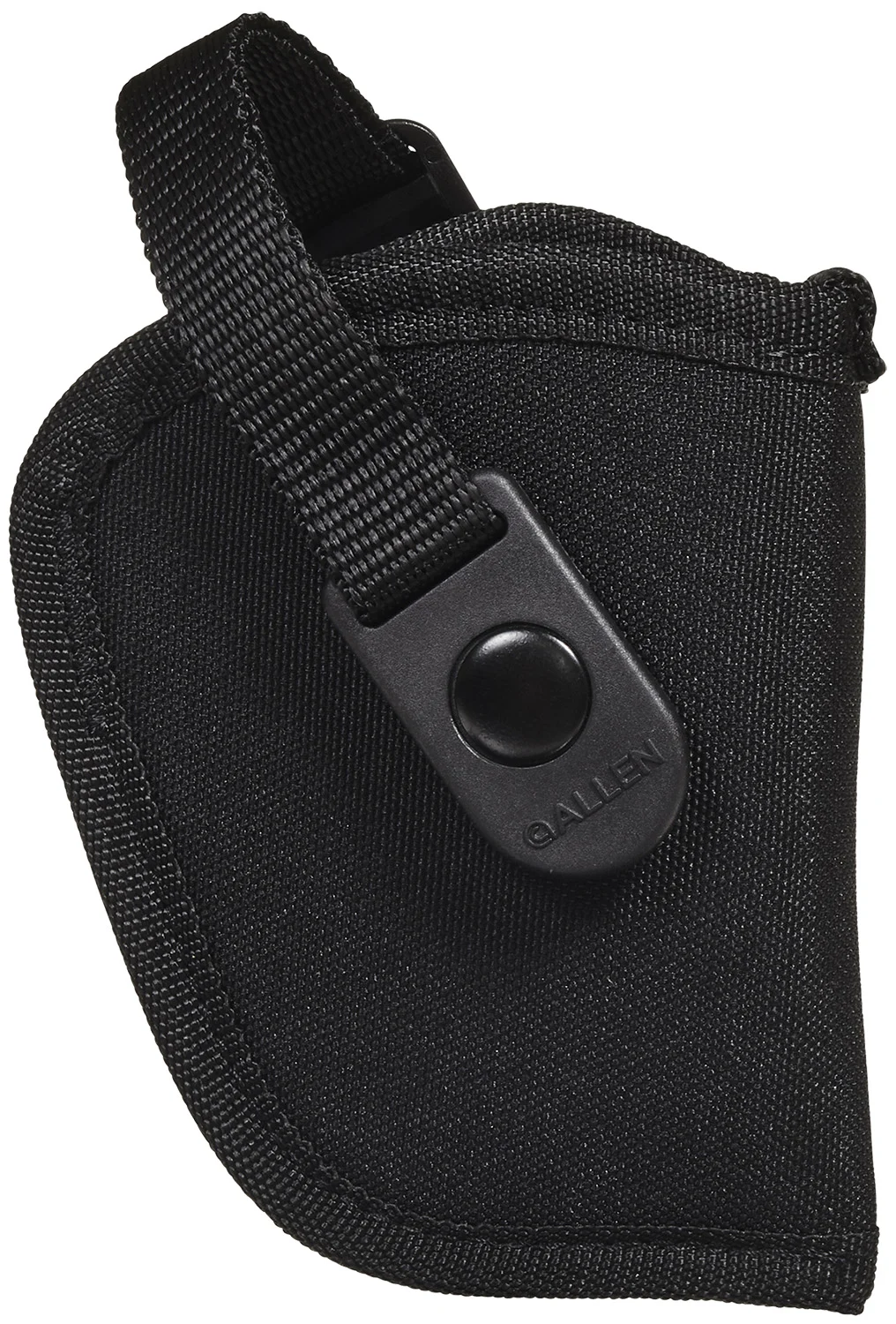 Allen 44809 Cortez OWB, Size 09 Black Polyester, Fits Small Frame 5rd Revolver w/Hammer Spur, Belt Loop Mount Right Hand