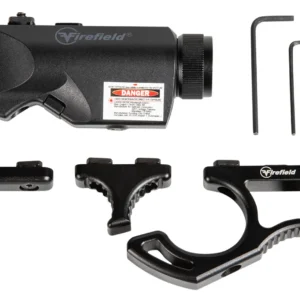 Firefield FF35010K Rival XL Foregrip Flashlight Red Laser Combo Kit  Matte Black 75/150 Lumens White LED Light