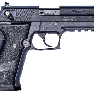 GSG GERG2210FF FireFly 22 LR 10+1 4" All Black Steel Barrel, Serrated Slide, Black Zinc Alloy w/Accessory Rail Frame, Black Polymer Grip