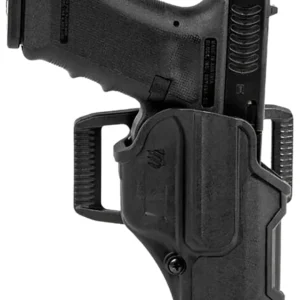 Blackhawk 410700BKR T-Series L2C Non-Light Bearing OWB Black Polymer Belt Slide Compatible w/Glock 17/22/31/34/41/47  Right Hand