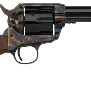Pietta HF45CHS434NM 1873 Great Western II Californian 45 Colt (Long Colt) 6rd 4.75" Blued Steel Barrel & Cylinder, Color Case Hardened Steel Frame, Walnut Grip, Exposed Hammer