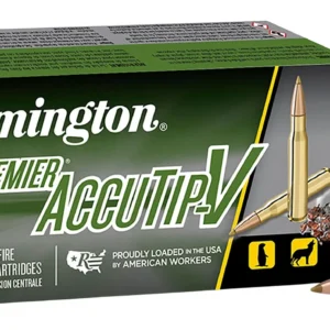 Remington Ammunition 29220 Premier Accutip-V 204Ruger 40gr AccuTip V Boat Tail 20 Per Box/10 Case