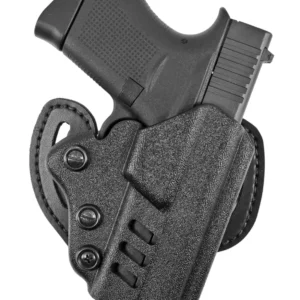 DeSantis Gunhide 042KA8BZ0 Facilitator  OWB Black Kydex Belt Slide Fits Glock 43/43X Right Hand