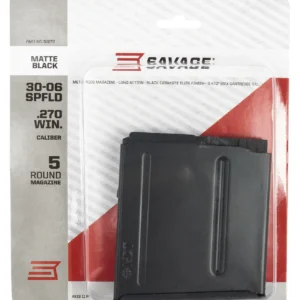 Savage Arms 55272 Savage  5rd 270 Win/30-06 Springfield Fits Axis II Precision Matte Black Steel