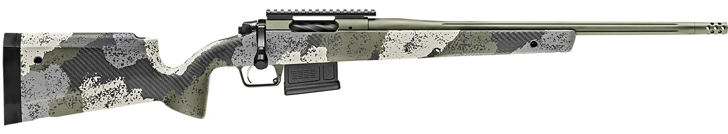 Springfield Armory BAW920308G Model 2020 WayPoint 308 Win 5+1 Cap 20" Mil-Spec Green Cerakote Rec/Barrel Evergreen Camo Carbon Fiber Hybrid Profile with M-LOK Stock Right Hand (Full Size)