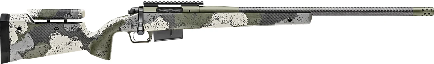 Springfield Armory BAW92465PRCCFGA 2020 WayPoint 6.5 PRC 3+1 24" CF Evergreen Camo Hybrid Profile w/Adj Cheek Comb & M-LOK Stock Mil-Spec Green Cerakote Right Hand