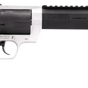 Taurus 2460085RH Raging Hunter  460 S&W Mag 5rd 8.37" Matte Black Oxide Cylinder & Barrel Matte Stainless Steel Frame Black Rubber with Integrated Cushion Insert Grip