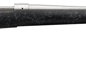 Winchester Guns 535242299 Model 70 Extreme Weather 6.8 Western Caliber with 3+1 Capacity, 24" Barrel, Matte Stainless Metal Finish & Gray Webbed Black Fixed Bell & Carlson Stock Right Hand (Full Size)