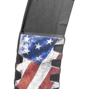 Mission First Tactical EXDPM556AFM1 Extreme Duty 30rd 223 Rem/5.56x45mm Fits AR-15/M4 Black w/American Flag M1 Polymer