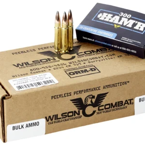 Wilson Combat A300HMR150BTSP HAM'R Boat Tail 300 HAM'R 150 gr Speer Boat Tail Soft Point 20 Per Box/ 10 Case