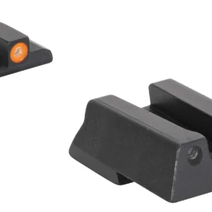Meprolight USA 415453131 Hyper-Bright  Green Tritium Orange Outline Front Sight-Green Tritium Black Outline Rear Sight HK VP9/HK45/HK45C