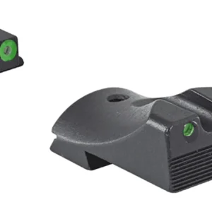 Meprolight USA 412183111 Hyper-Bright  Green Tritium Green Outline Front Sight-Green Tritium Black Outline Rear Sight Kimber 1911 Slant