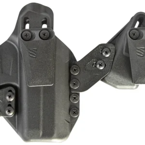 Blackhawk 416176BK Stache Premium Kit IWB Size 76 Black Polymer Belt Clip Compatible w/Glock 48 Ambidextrous