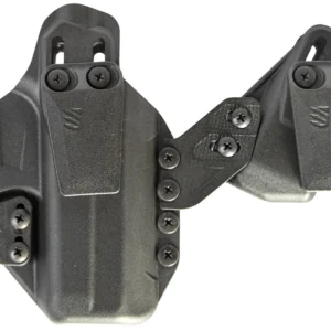 Blackhawk 416125BK Stache Premium Kit IWB Size 25 Black Polymer Belt Clip Fits S&W M&P 9/40 Ambidextrous