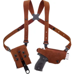 Galco CL2636 Classic Lite 2.0 Shoulder System Size Fits Chest Up To 56" Natural Leather Shoulder Fits Ruger LC Fits Ruger EC9 Right Hand