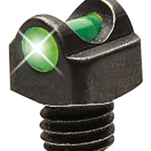 TruGlo TGTG954BG StarBrite Deluxe Bead  Black | Green Fiber Optic Front Sight 3-56" Threads