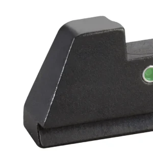 AmeriGlo GL391 Optic Compatible Sight Set for Glock  XL Tall Green Tritium LumiGreen Outline Front Sight-Green Tritium  Rear Sight
