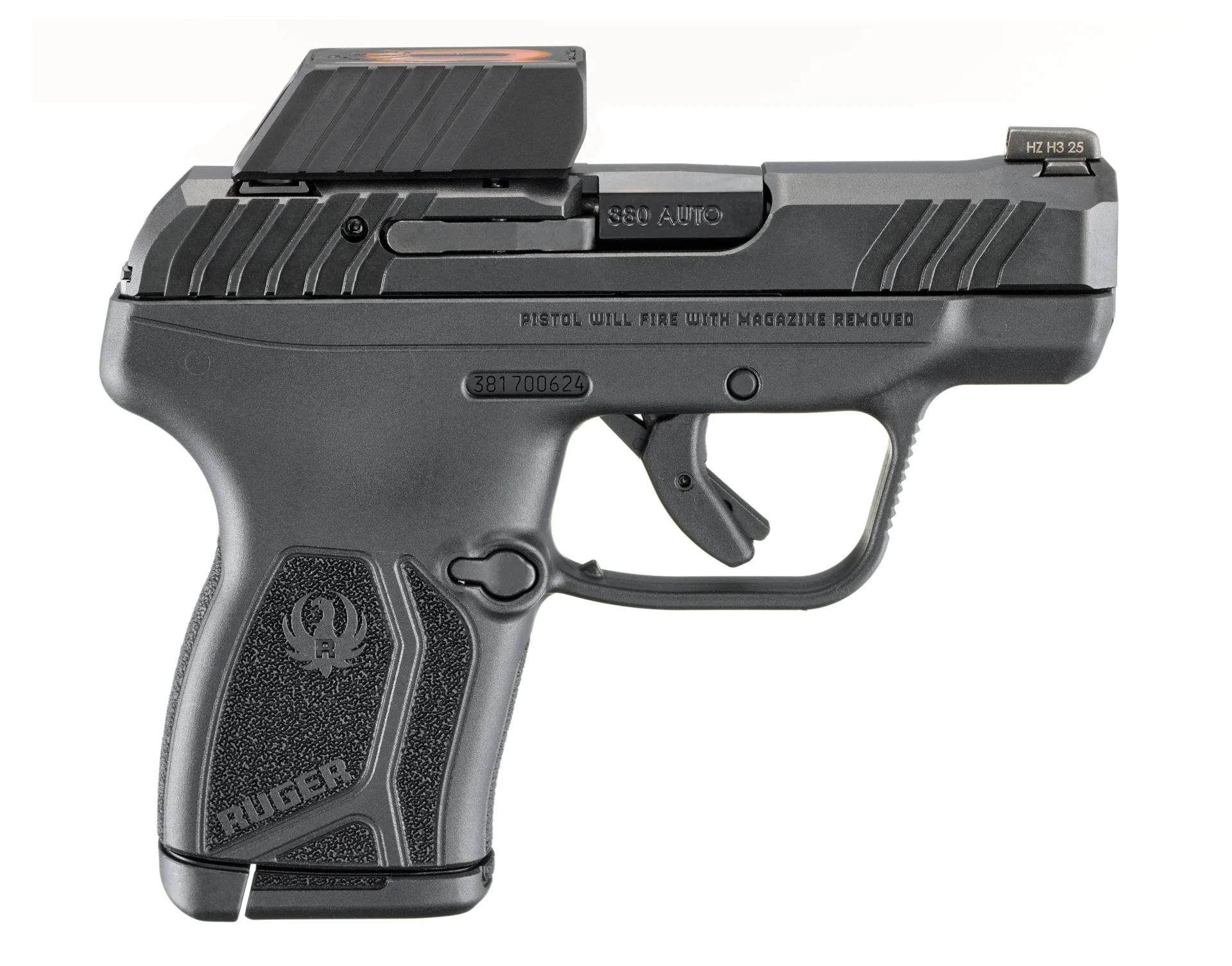 RUGER LCP MAX 380ACP BLK READYDOT