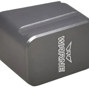 Warne MEG1954GR Magazine Extension  made of 6061-T6 Aluminum with Hardcoat Anodized Gray Finish for Glock 19, 23 Magazines (Adds 5rds 9mm Luger, 4rds 40 S&W)