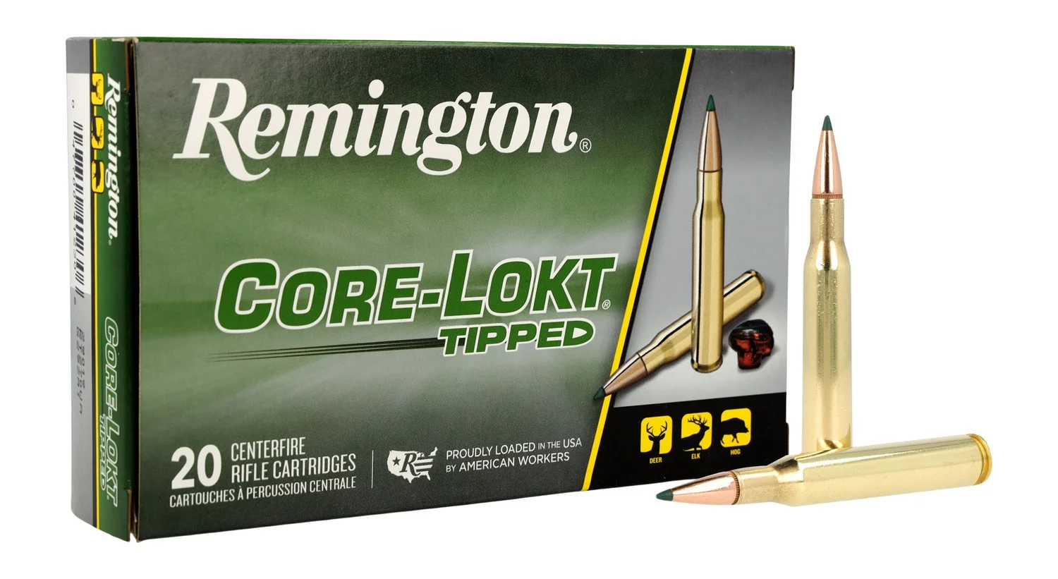 Remington Ammunition 29019 Core-Lokt Tipped 270Win 130gr Core-Lokt Tipped 20 Per Box/10 Case