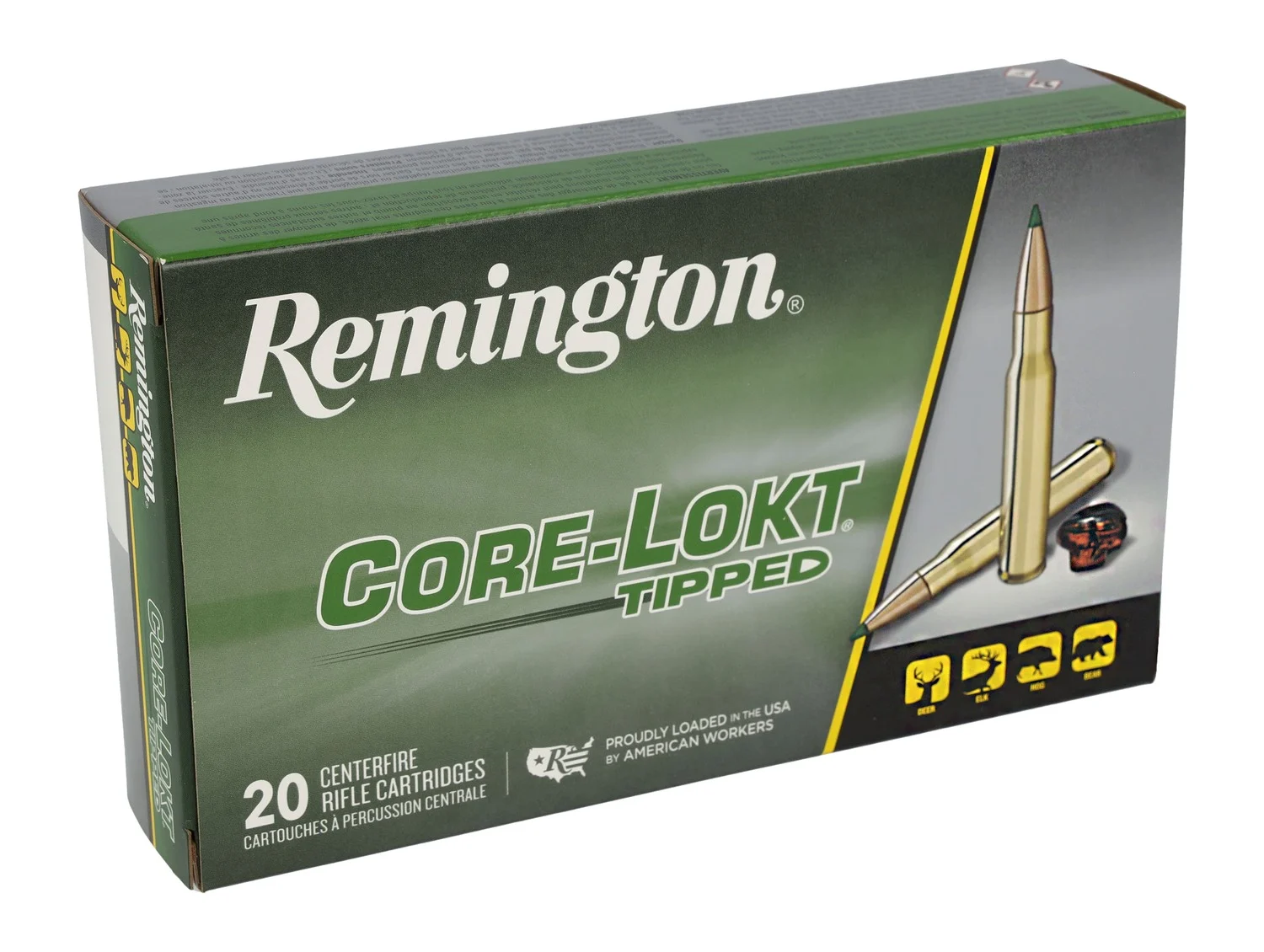 Remington Ammunition R29038 Core-Lokt Tipped 300WinMag 180gr Core-Lokt Tipped 20 Per Box/10 Case
