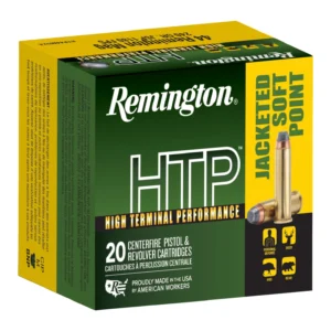 Remington Ammunition 23002 HTP  44RemMag 240gr Jacketed Soft Point 20 Per Box/25 Case