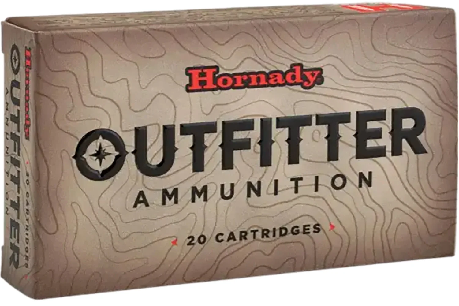 Hornady 823374 Outfitter 375Ruger 250gr Copper Alloy eXpanding 20 Per Box/6 Case