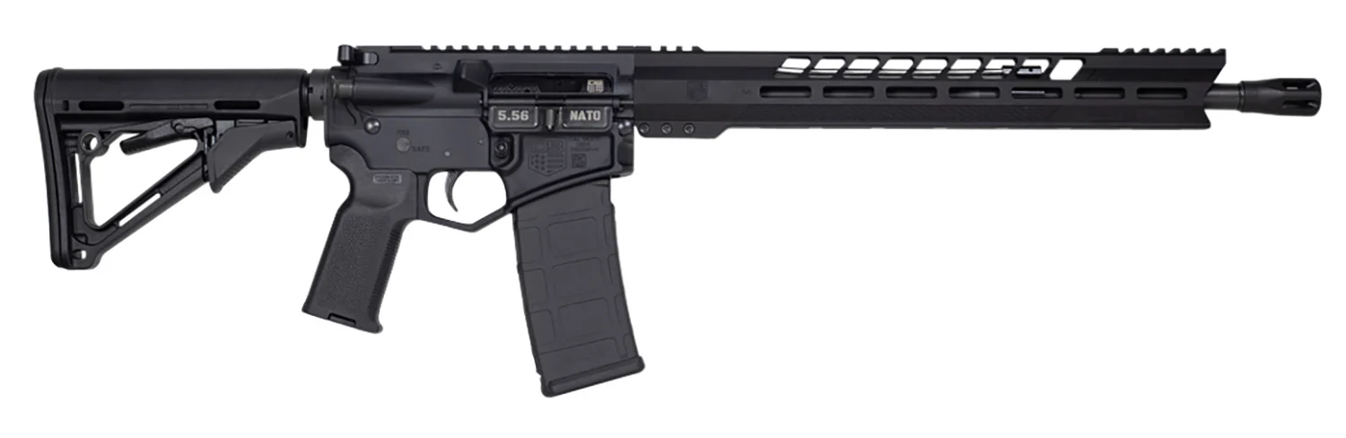 Diamondback DB1731K001 DB15 5.56x45mm 30+1 16" Nitride Treated Steel Barrel w/CNC DBSB-IV Flash Hider, A3 Flattop Upper/Diamondback Black Gold Lower, 15" M-LOK Handguard, Magpul CTR Stock & K2 Grip
